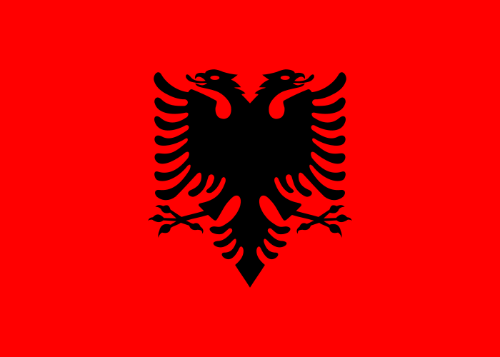 Soubor:Flag of Albania.svg